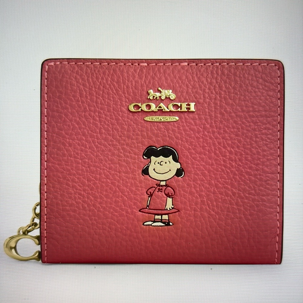 💐 Coach X Peanuts Snap Wallet With Lucy 💐 NWT 💐